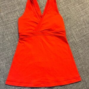 Lululemon Athletica Red Tank Top